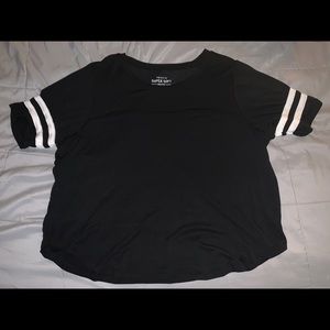 Black and white striped shirt